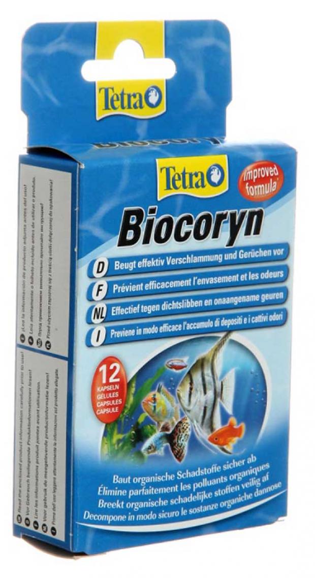 Препарат для разложения биологических загрязнений Tetra Biocoryn, 12 капсул