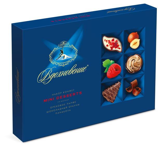 

Набор конфет Красный октябрь Вдохновение Mini Desserts, 165 г