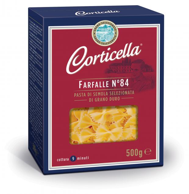 Макаронные изделия Corticella Farfalle 84 Бантики, 500 г