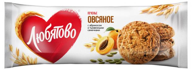 

Печенье овсяное «Любятово» с абрикосом и тыквенными семечками, 182 г