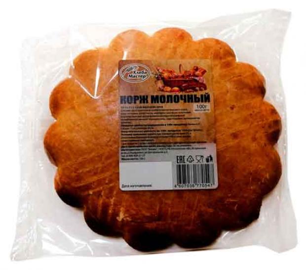 

Корж ХлебаМастер Молочный, 100г
