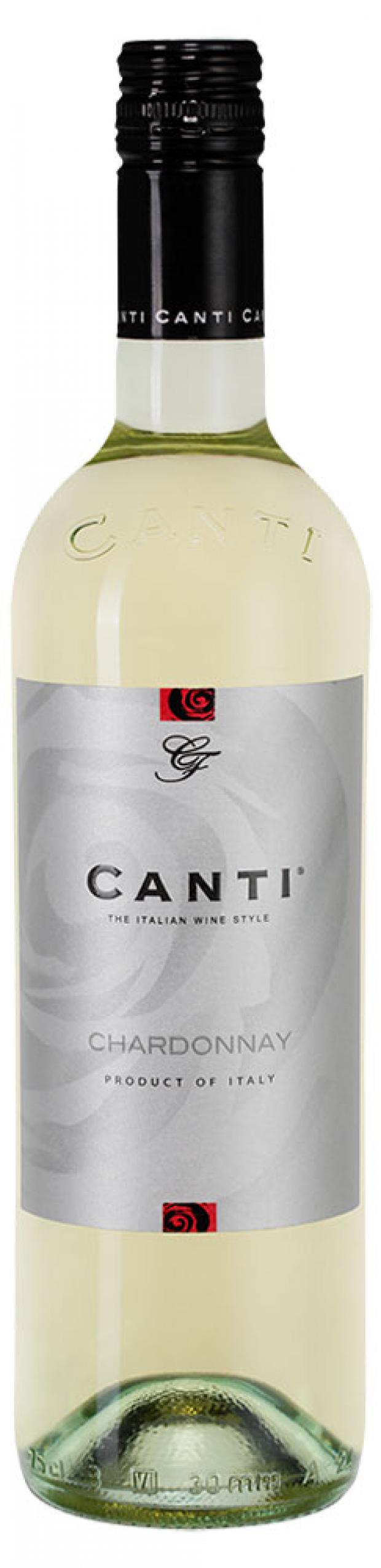 Вино Canti Chardonnay белое полусухое Италия, 0,75 л вино cielo trebbiano белое полусухое италия 0 75 л