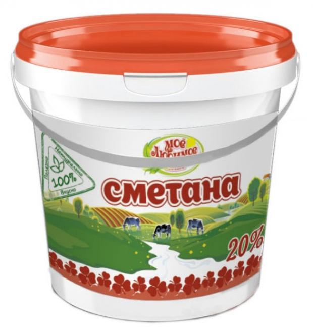 Сметана Мое любимое лето 20%, 800 г