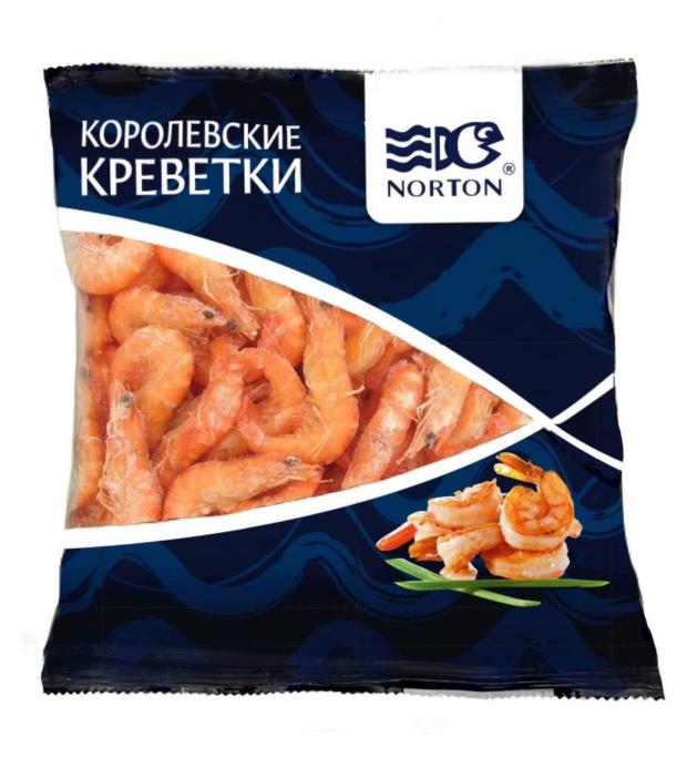 

Креветки Norton Королевские неразделанные 40/60, 500 г