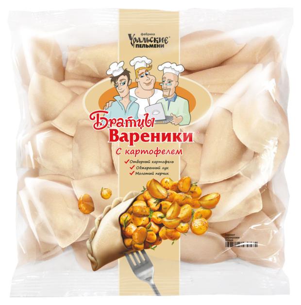 Вареники Братцы Вареники с картофелем, 350 г