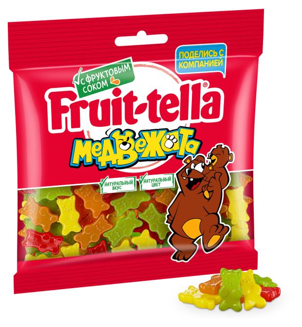 Мармелад Fruittella Медвежата жевательный с фруктовым соком, 150 г