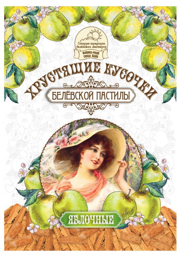Хрустящие кусочки Старые Традиции бел евские из пастилы Яблочные, 50 г
