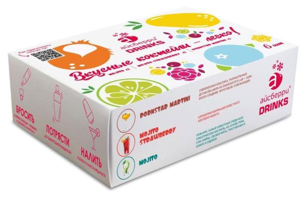 

Основа для коктейлей Айсберри Drinks замороженная, 600 г