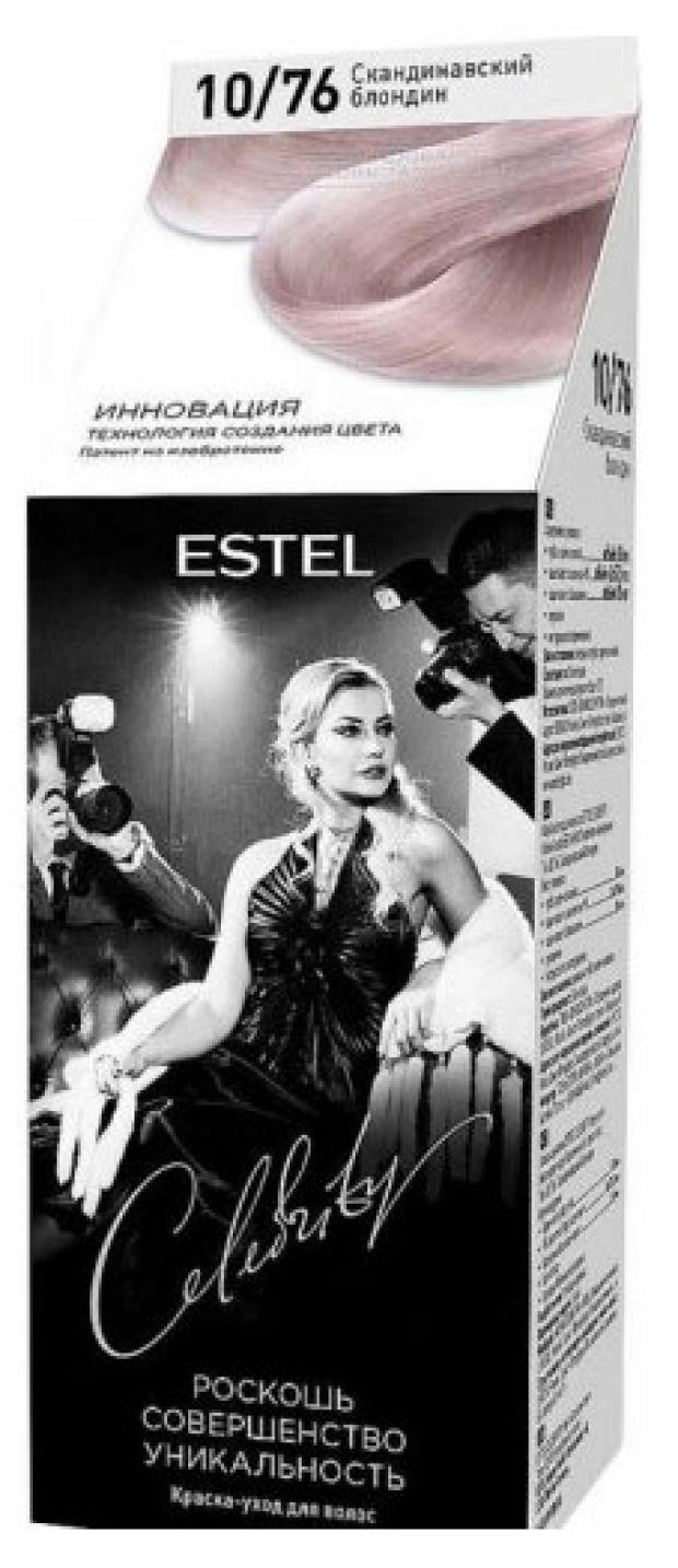 

Краска для волос Estel Celebrity Скандинавский блонд тон 10/76