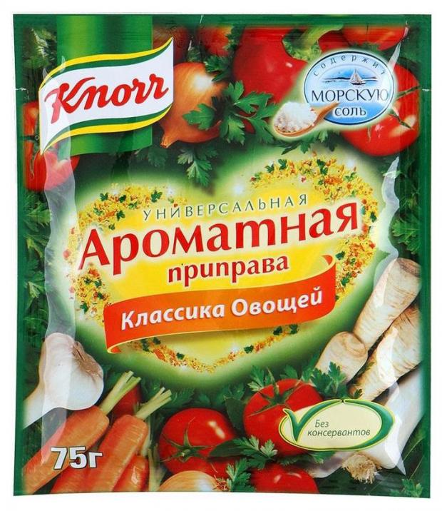 

Приправа Knorr универсальная классика овощей, 75 г