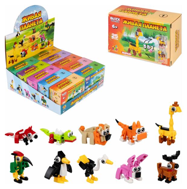 

3D-конструктор 1TOY Blockformers Живая Планета