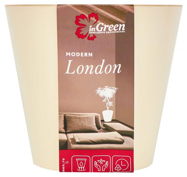 фото Горшок ingreen london сливочный 12,5 см, 1 л