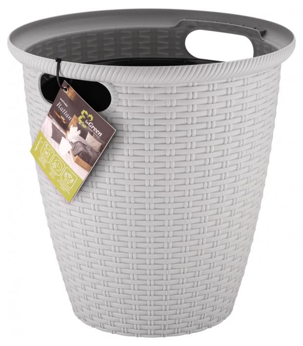 

Кашпо InGreen Rattan Утренний туман Ø32,8 см, 33 см