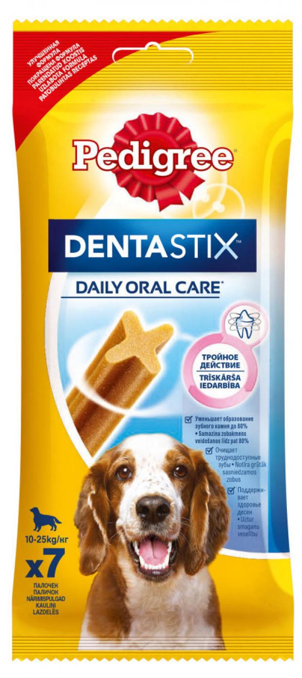 

Лакомство для собак средних пород Pedigree Dentasti, 180 г