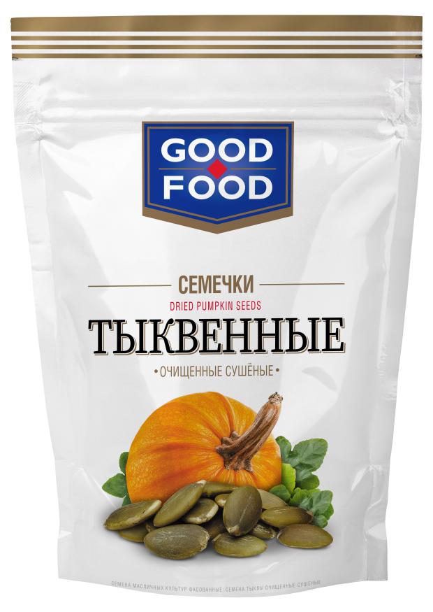 

Семечки тыквенные сушеные GOOD FOOD, 130 г
