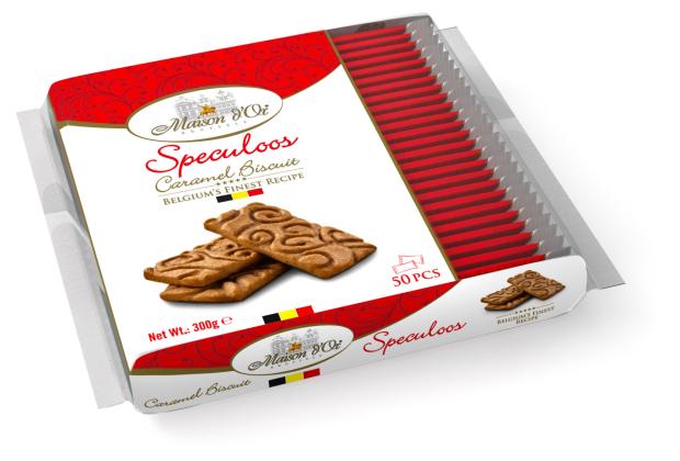 Печенье Maison d'Or Speculoos сахароное карамельное, 300 г