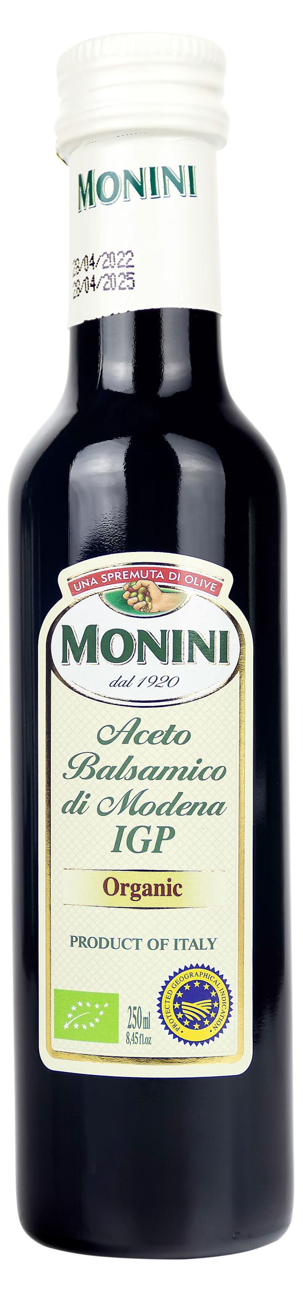 

Уксус винный бальзамический Monini Модены 6%, 250 мл