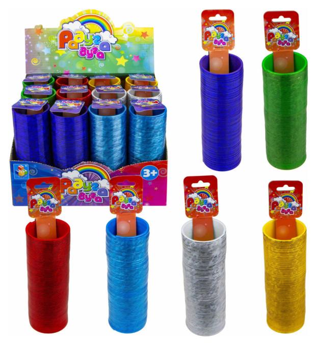 

Игрушка-пружинка 1TOY Радуга-Дуга голографическая