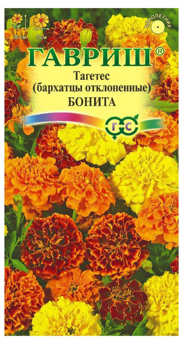 

Семена Бархатцы Гавриш Бонита отклоненные, 0,3 г