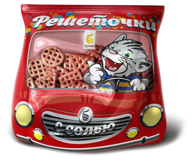 Печенье Булко решеточки пшеничные с солью, 100 г