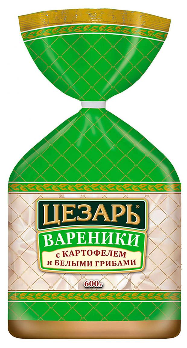

Вареники «Цезарь» с картофелем и белыми грибами, 600 г