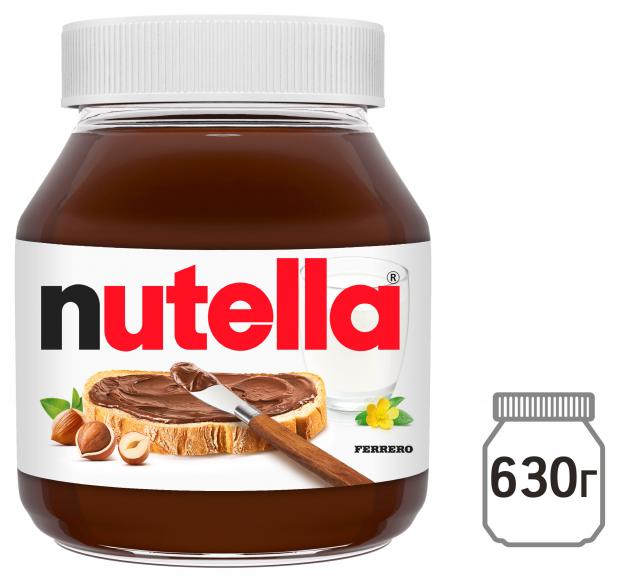 Паста шоколадно-ореховая Nutella, 630 г