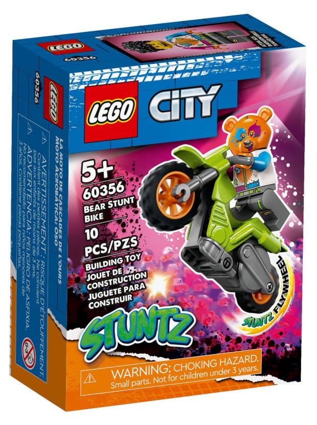 Конструктор LEGO Трюковый мотоцикл, 10 деталей
