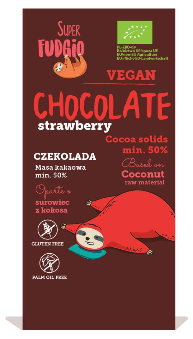 

Шоколад Super Fudgio с клубникой, 80 г