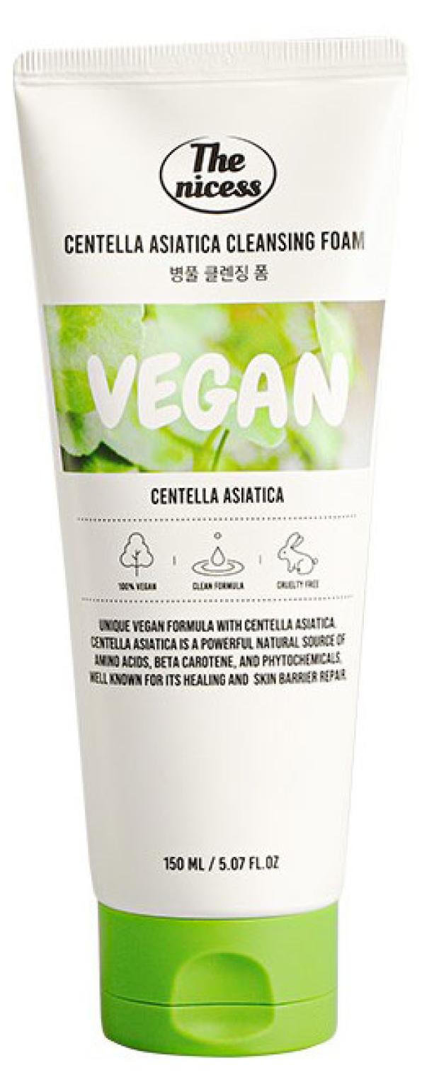 

Пенка для лица The nicess Vegan Очищающая с экстрактом центеллы Азиатской, 150 мл