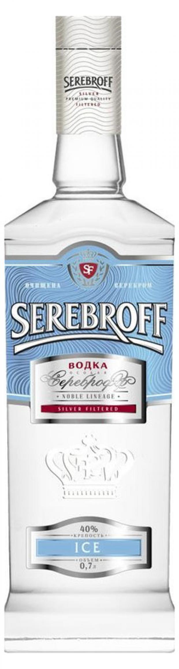 Водка Serebroff ICE Россия, 0,7 л