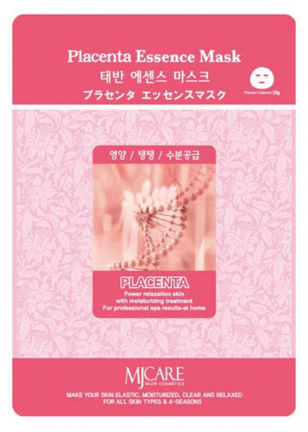 Маска для лица Mijin Essence Placenta Mask с плацентой тканевая, 25 г