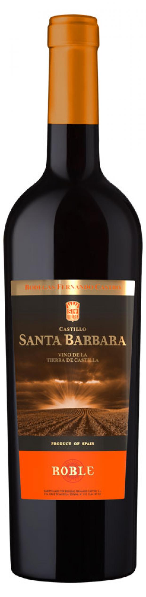 

Вино Castillo Santa Barbara ROBLE красное сухое Испания, 0,75 л
