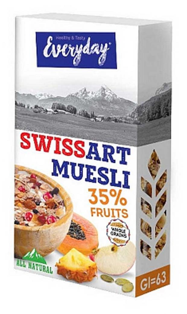 

Мюсли Everyday Swiss art muesli с фруктами, 300 г