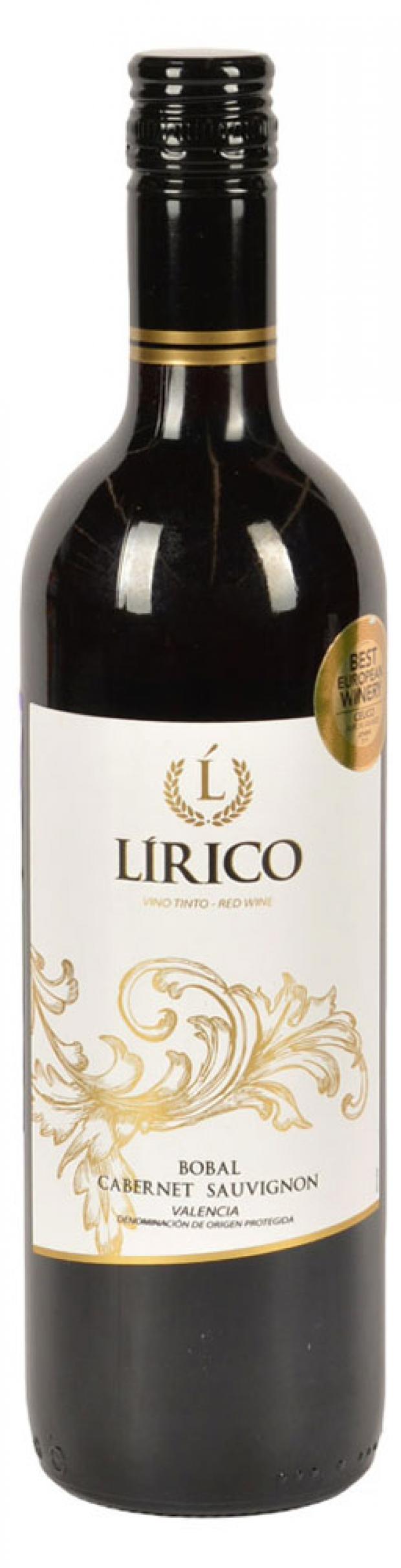 Вино Lirico Bobal Cabernet Sauvignon красное сухое Испания, 0,75 л вино sarmientos de tarapaca cabernet sauvignon красное сухое чили 0 75 л