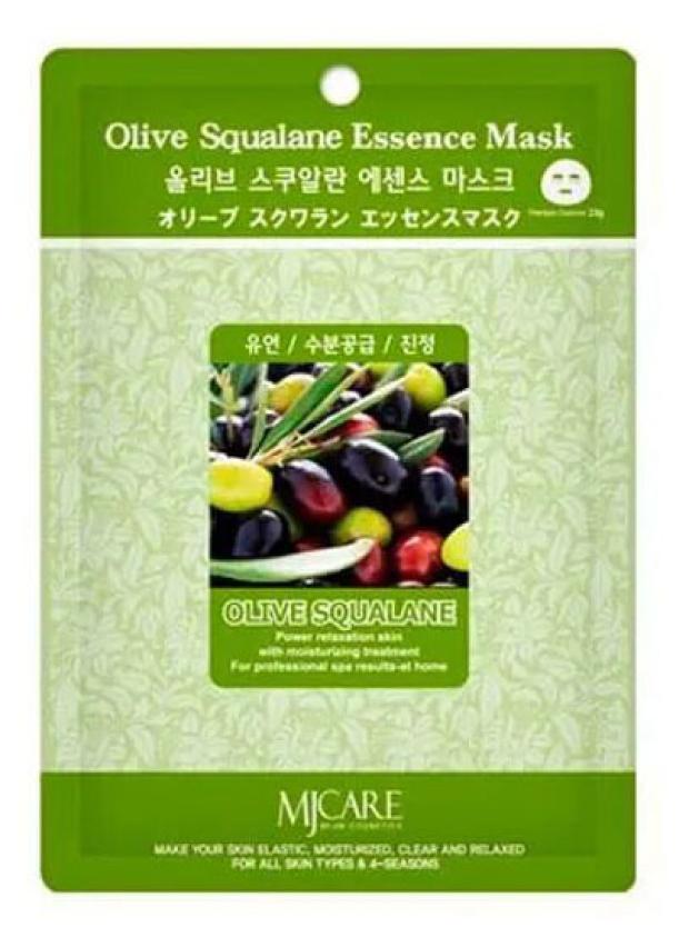 

Маска тканевая для лица Mijin essence mask с экстрактом оливы, 23 г