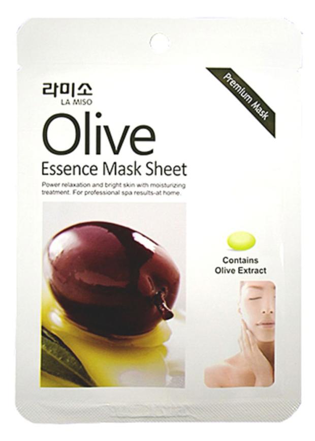 

Маска тканевая для лица LaMiso Essence Mask лица с экстрактом оливы, 23 мл