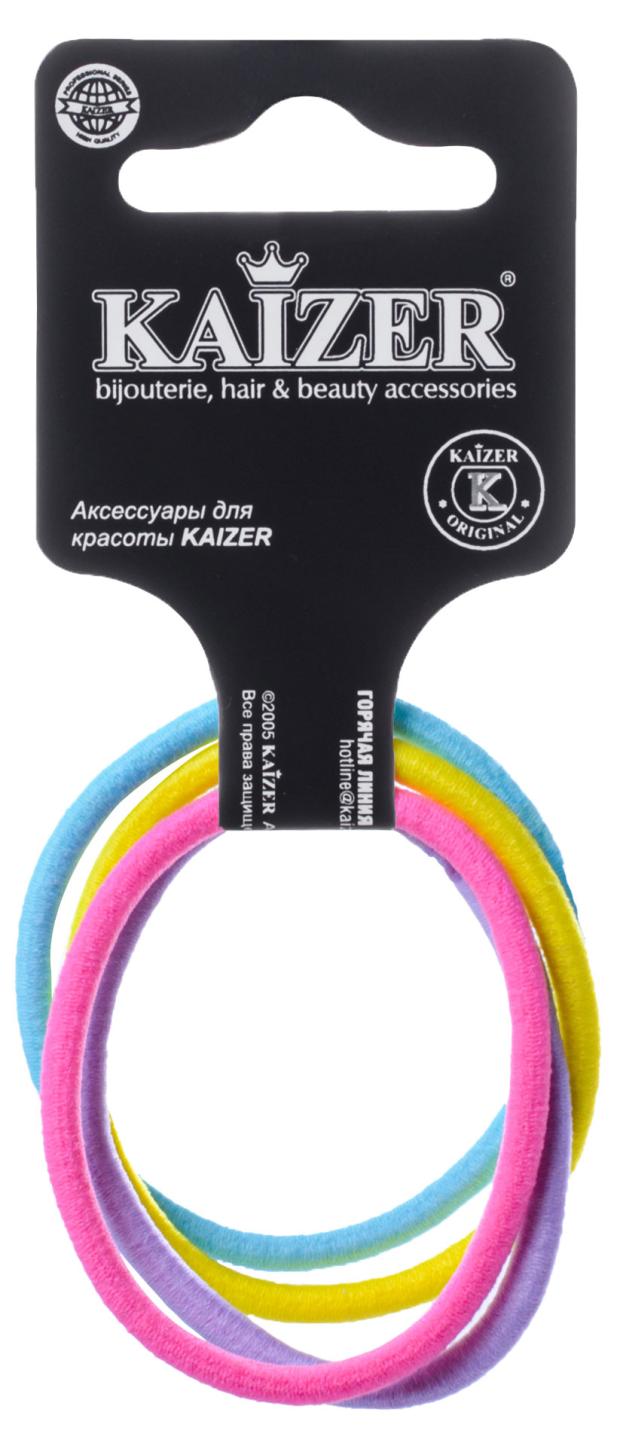 Резинка для волос Kaizer Колечки, d 50х4 мм, 4 шт