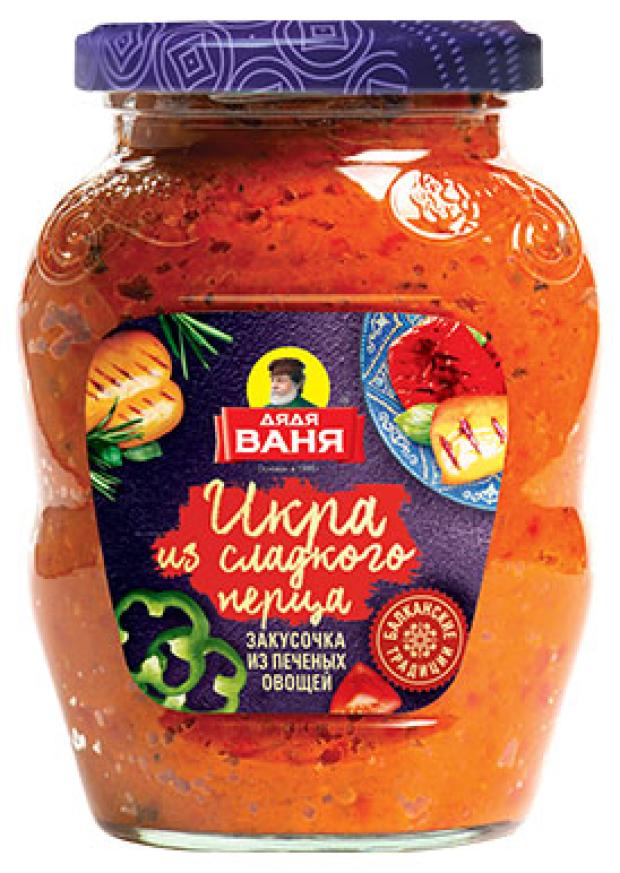 Икра из сладкого перца Дядя Ваня на мангале 370 г 164₽