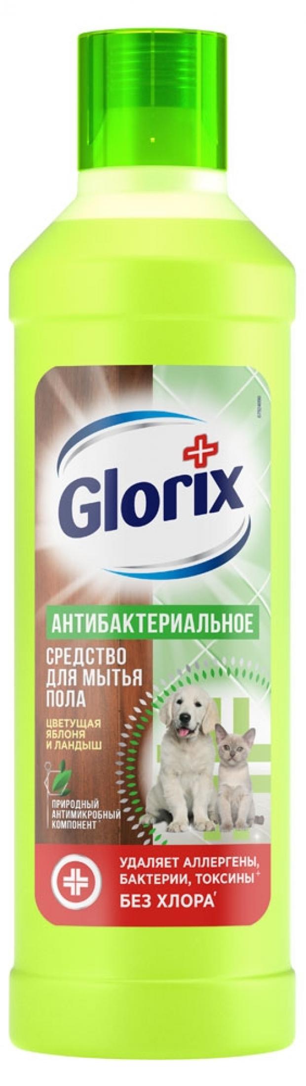 Средство для мытья пола Glorix Цветущая яблоня и ландыш, 1 л средство для мытья пола glorix цветущая яблоня и ландыш 1000 мл