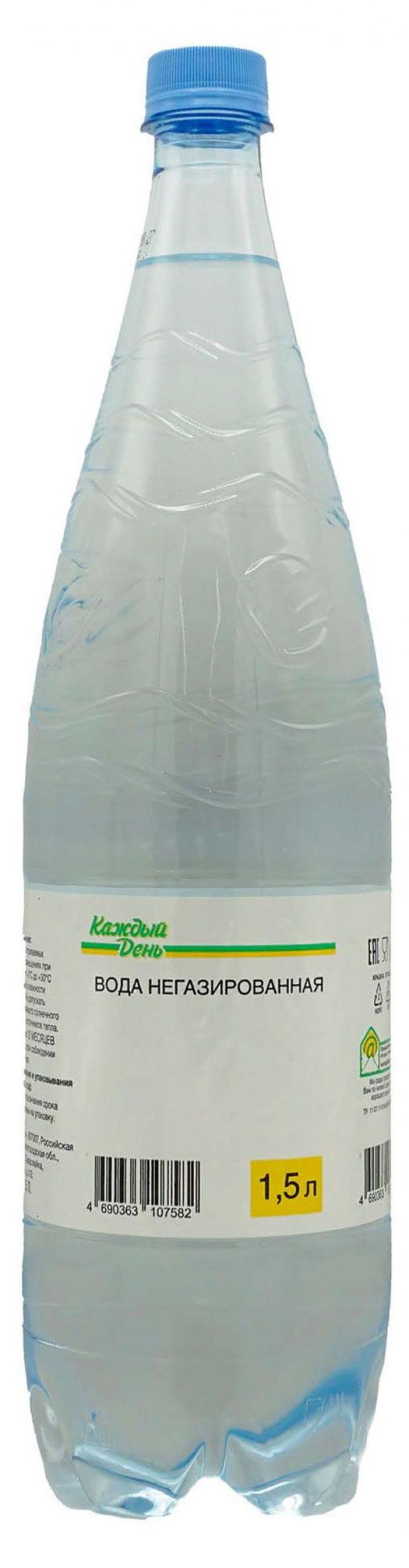 Вода питьевая Каждый день негазированная, 1,5 л