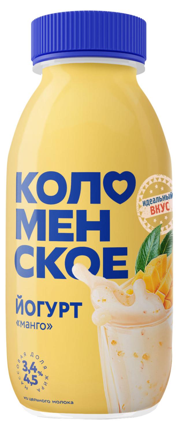 

Йогурт питьевой Коломенское манго, 260 г