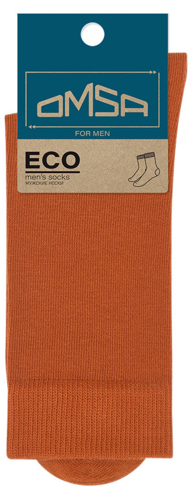 Носки мужские Omsa Eco 401 Colors Terracotta, размер 45-47