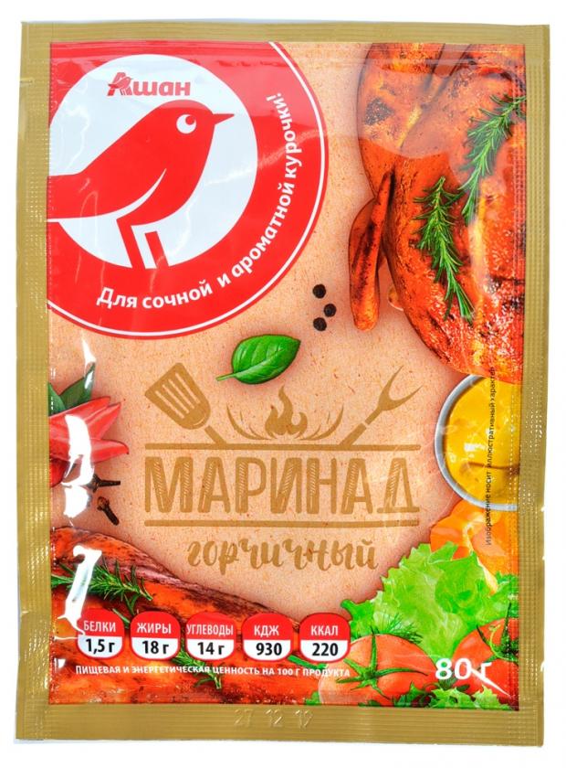 Маринад АШАН Красная птица горчичный, 80 г