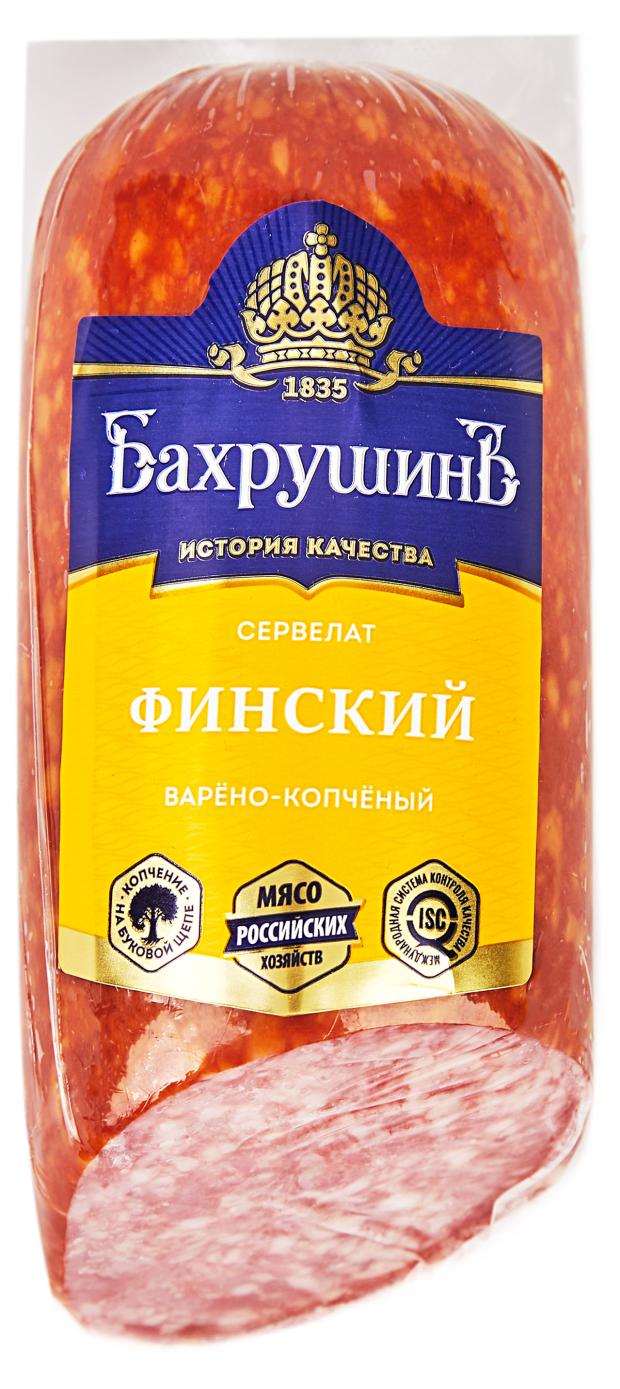 

Сервелат варено-копченый Бахрушинъ Финский, 300 г