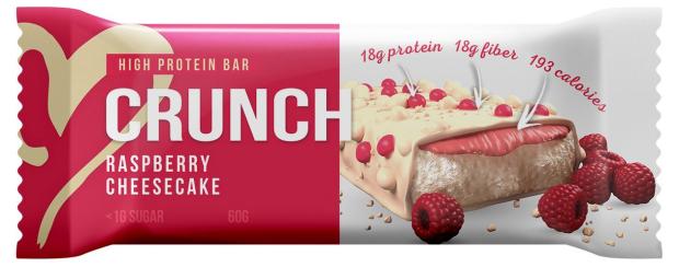 

Батончик протеиновый BootyBar Crunch со вкусом малиновый чизкейк, 60 г