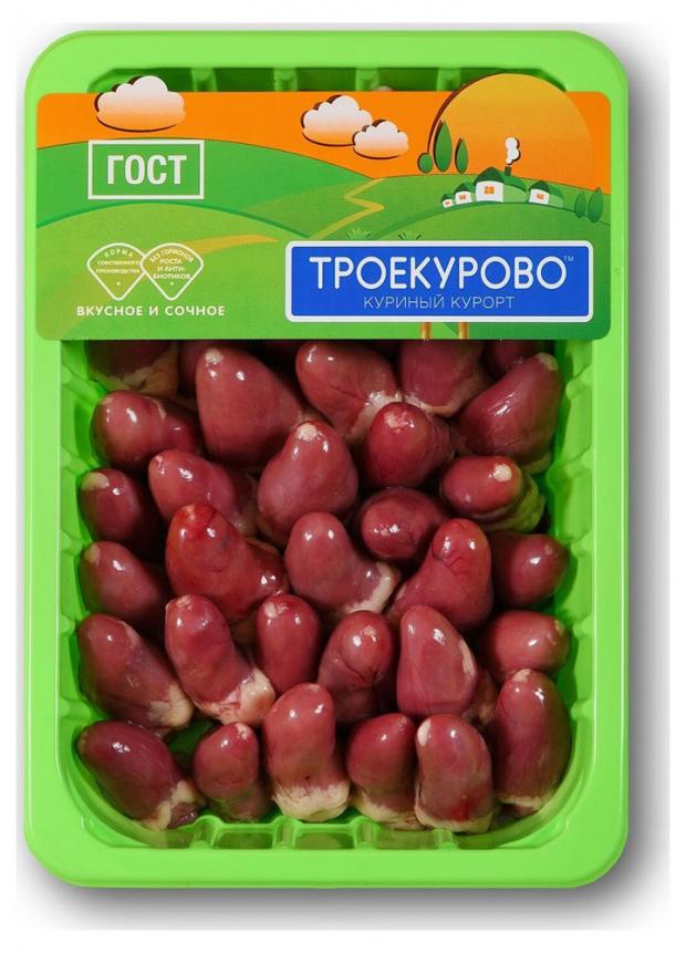 Сердце цыпленка-бройлера Троекурово охлажденное, 700 г