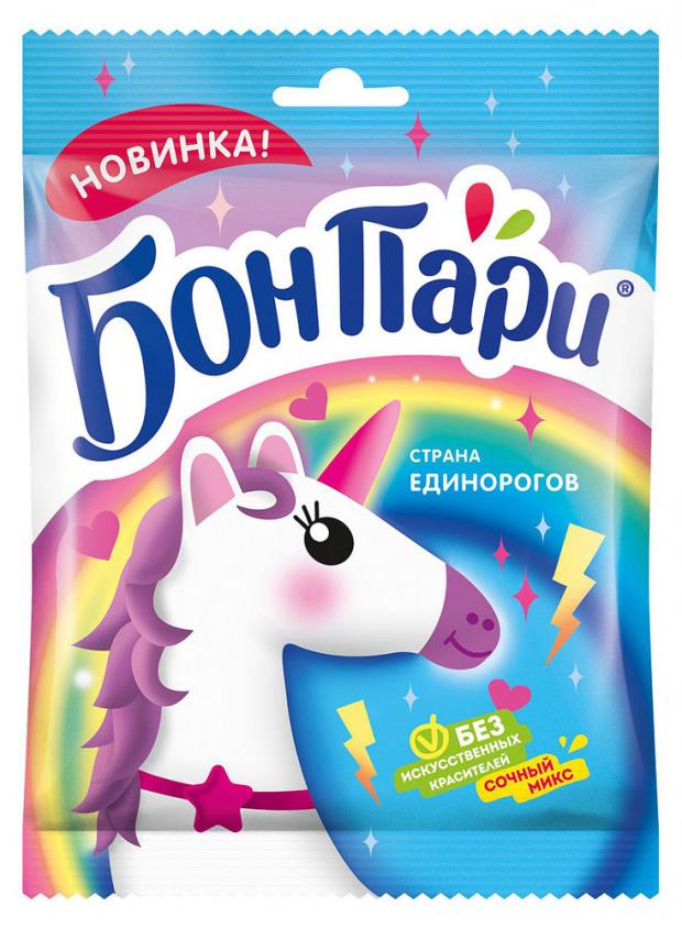 

Мармелад жевательный «Бон Пари» Страна Единорогов ассорти, 100 г