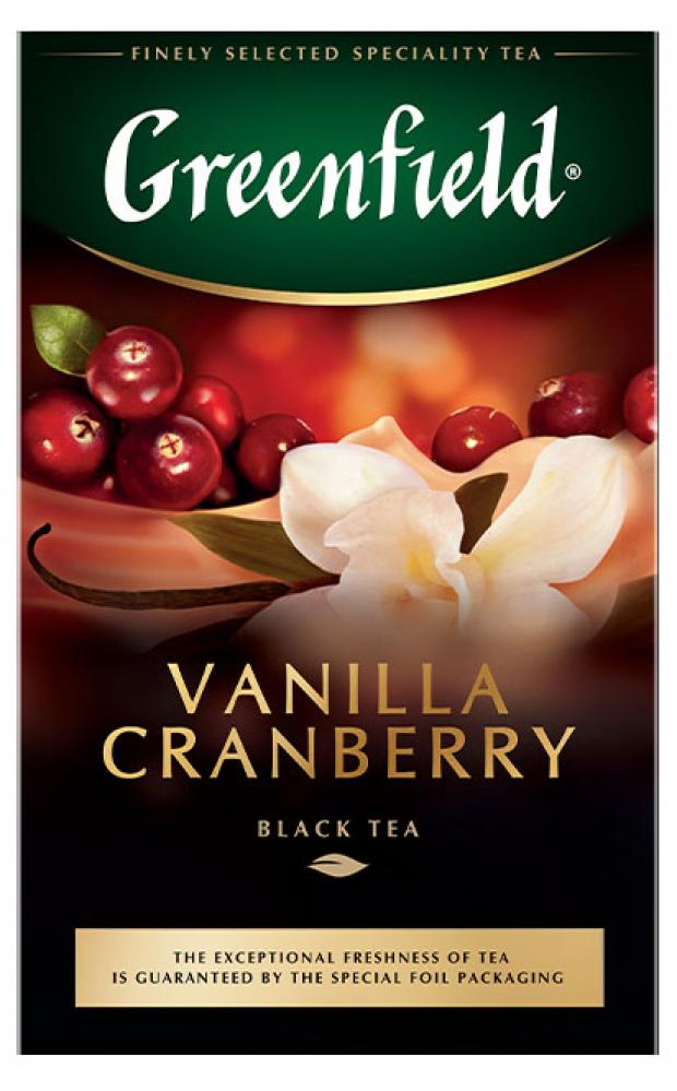 

Чай черный Greenfield Vanilla Cranberry листовой, 100 г