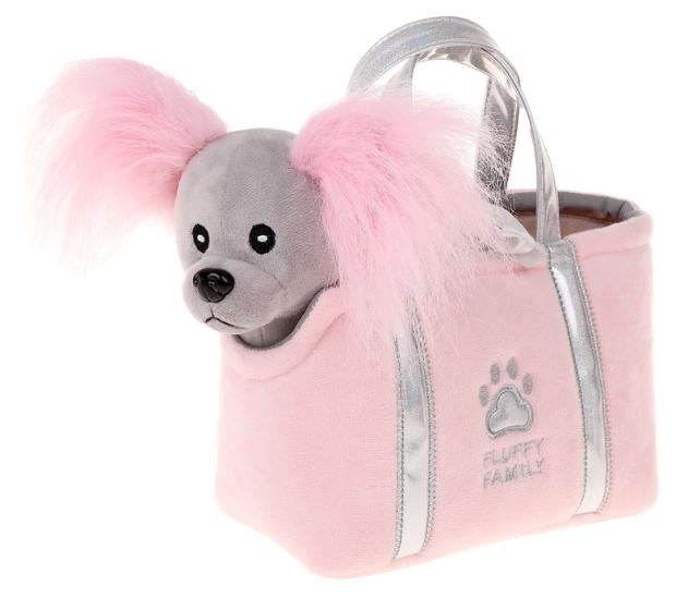 

Игрушка мягкая Fluffy Family Китайская хохлатая в сумке