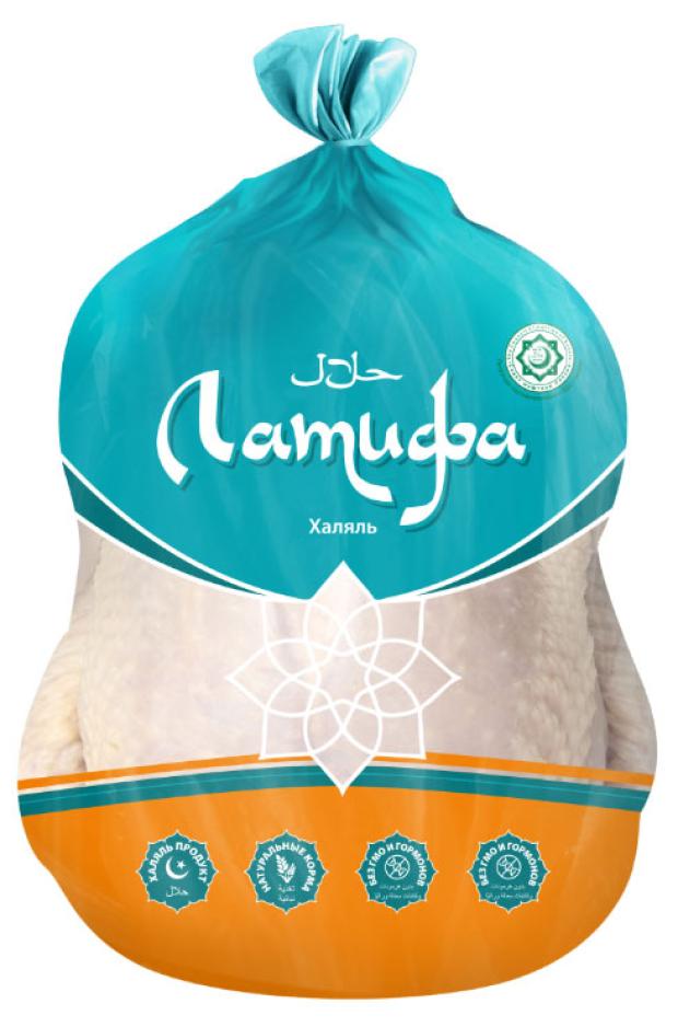 Тушка куриная Латифа Халяль охлажденная (1,7 - 2 кг), 1 упаковка ~ 1,8 кг